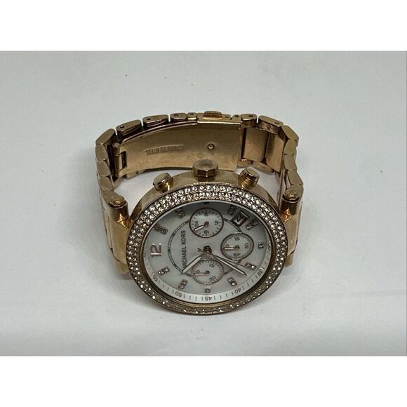 Michael Kors Parker MK5491 Women\'s Gold Stainless Steel Analog Dial Watch NUL33 main image 7